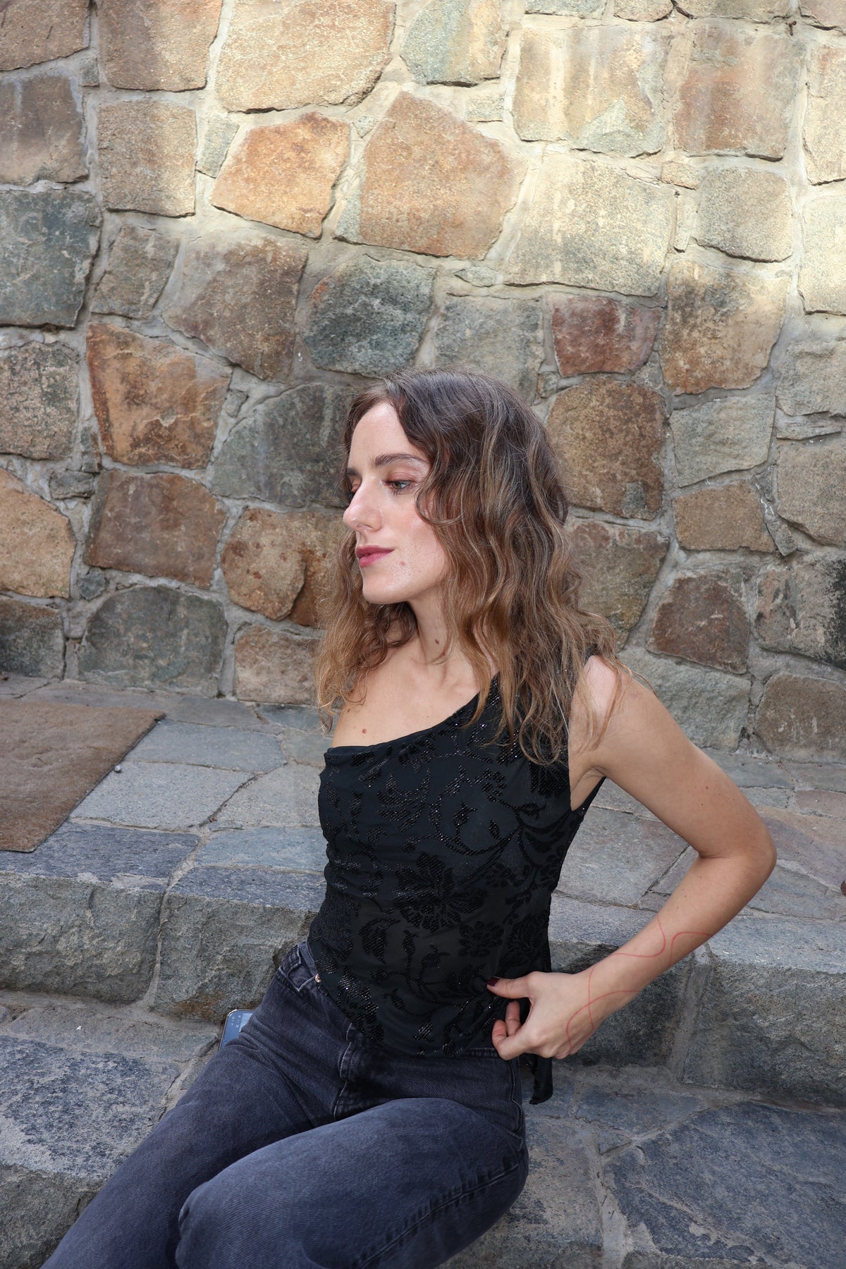 TOP HERA NEGRO - S